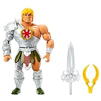 Masters of the Universe Origins Action Figure & Accessory, Rise of Snake Men Armor He-Man & Mini Comic Book, 5.5 inch