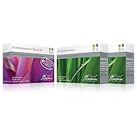 Femmenessence MacaHarmony & pH Quintessence Women's Perimenopause Support Pack - All Natural Gelatinized Maca Supplement to Support Women's Hormone Balance & 40:1 Alfalfa Supplement 60-Day