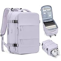 coofay Extra Backpack For Traveling On Airplane Carry On Backpack For Women Men Airline Approved Personal Item Bag For Airlines Gym Bag For Women With Shoe Compartment Waterproof Hiking Backpack