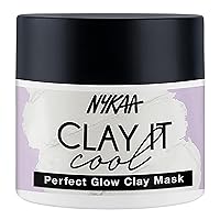 Nykaa Naturals Clay It Cool Clay Mask, Perfect Glow, 3.5 oz - Moisturizes, Boosts Skin Elasticity - Brightening Mask with Vitamin C and Antioxidants