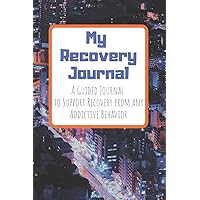My Recovery Journal A Guided Journal to Support Recovery from any Addictive Behavior: Sobriety Journal for Men and Women Cityscape at night (Addiction Recovery Workbooks)