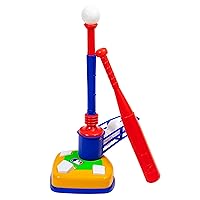 Franklin Sports Kids Teeball Tee - 2-in-1 Super Star Batter - Youth Baseball and Teeball Batting Tee + Pitching Machine - Perfect Kids + Toddlers Toy Set