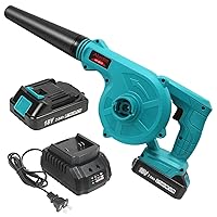 Abeden Cordless Leaf Blower with 2 X 2.0 Battery & Charger,2-in-1 Electric Handheld Sweeper/Vacuum,Battery Powered Leaf Blower for Snow Blowing & Yard Cleaning