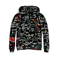 Linnhoy 3D Digital Printed Kids Hoodies for Boys and Girls Sweatshirts 6-15 Years