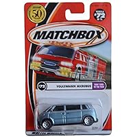 Matchbox Volkswagen Microbus, 50th Years [Blue] #72/75