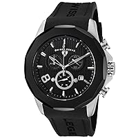 Men's SL-10042-01-BB Monte Carlo Black Silicone Watch