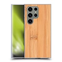 Head Case Designs Officially Licensed PLdesign Light Brown Bamboo Wood and Rust Prints Soft Gel Case Compatible with Samsung Galaxy S24 Ultra 5G