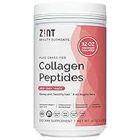 Zint Collagen Peptides Powder (32 oz): Paleo & Keto Certified - Granulated Collagen Hydrolysate Types I & III for Enhanced Absorption - Enzymatically Hydrolyzed Protein for Women & Men