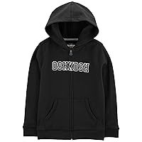 OshKosh B'Gosh Boys' Little Full Zip Logo Hoodie