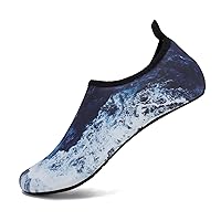 WateLves Womens and Mens Kids Water Shoes Barefoot Quick-Dry Aqua Socks for Beach Swim Surf Yoga Exercise