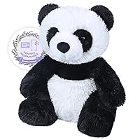 Warmable Panda Stuffed Animals, Microwave Heating Pads for Cramps, Anxiety & Stress Relief, Cuddly Panda Plushies with Lavender Scent, Heatable & Coolable Stuffed Panda Bear, Panda Gifts