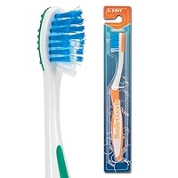 SmileGoods Y221 Child Toothbrush, 22 Tuft, Extra Soft Bristle, 72 Individually Packaged Premium Toothbrushes, Assorted Colors Bulk Pack
