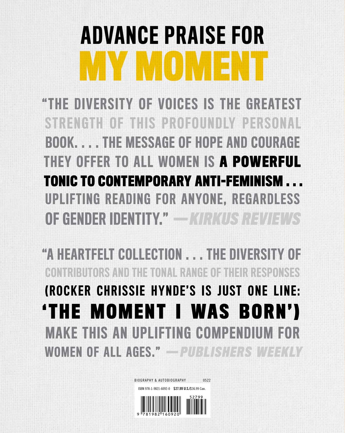 My Moment: 106 Women on Fighting for Themselves