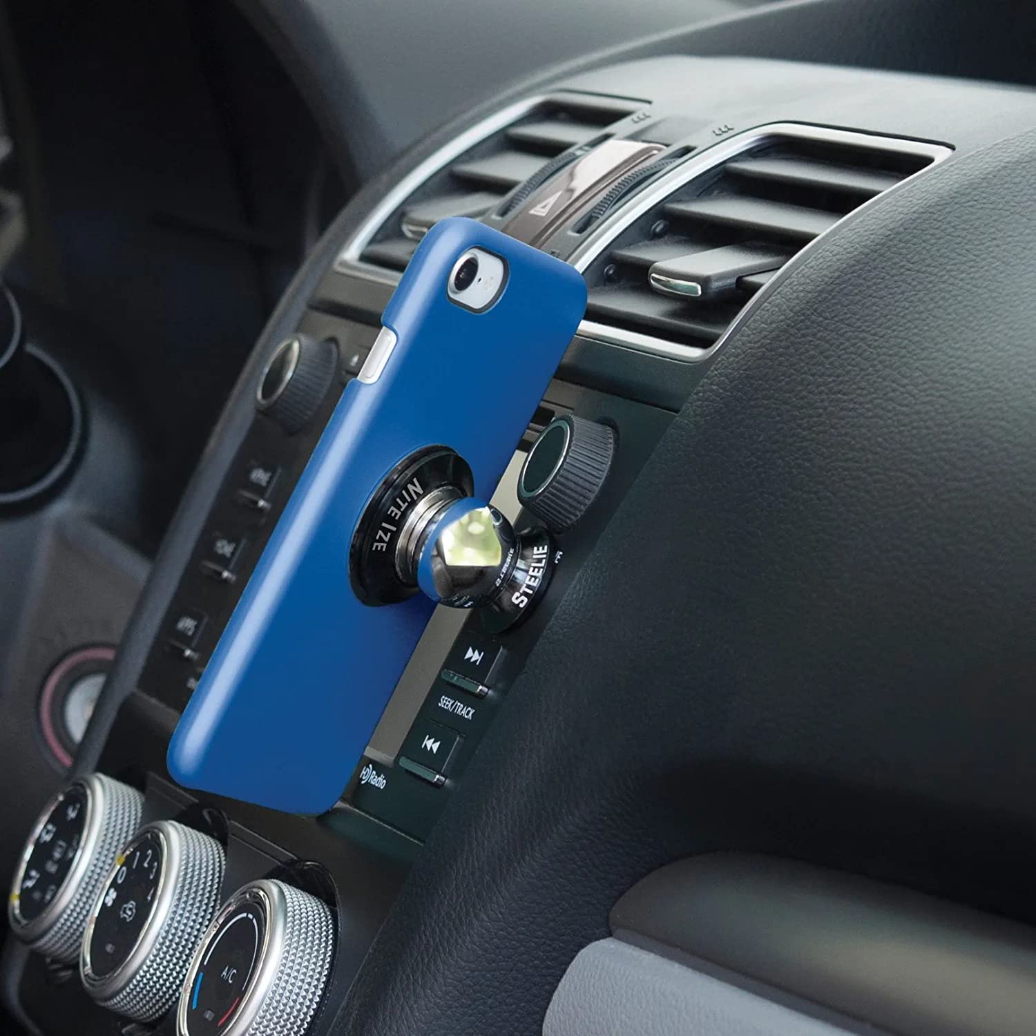 Nite Ize Steelie Orbiter Dash Mount Kit - Magnetic Cell Phone Holder for Car, Low Profile, No Attached Magnets