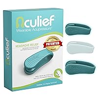 Aculief - Award Winning Natural Headache, Migraine, Tension Relief Wearable – Supporting Acupressure Relaxation, Stress Alleviation, tension relief and headache relief -1 Pack(Regular & X-Small, Teal)