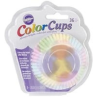 Wilton 36-Pack Color Baking Cup, Standard, Watercolor