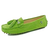 Minishion Summer Loafers for Women Tassel Driving Shoes YB96019