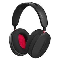 Monster Elements Air Wireless Bluetooth On-Ear Headphones, Ultra-Lightweight Headset with Detachable Pro Mic, Protective Case, Powerful 50mm Integrated Dynamic Driver, 60-Hour Play Time