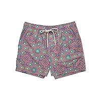 Rsq Floral Tile 5'' Swim Shorts