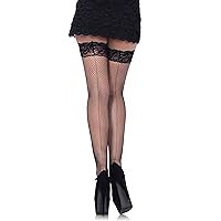 Women's Stay-up Fishnet Stockings with Backseam