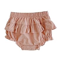 iiniim Infant Baby Girls Cotton Tulle Ruffled Diaper Covers Bloomer Summer Shorts Underwear