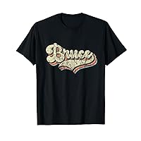 Bruce Name Personalized Vintage Retro Men Women Kids T-Shirt