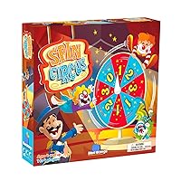 Spin Circus Fun Spin and Move Dice Kids Board Game – Kids and Family Friendly Educational Game by Blue Orange Games - 2 to 5 Players for Ages 4+