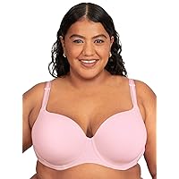 Fruit of the Loom Women's Fit for Me 360 Stretch Plus Size Cotton T-Shirt Bra