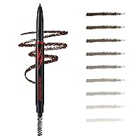 ybf Beauty Eyebrow Pencil - Universal Automatic Brow Pencil With Spoolie Brush - Perfect Eyebrow Makeup Shaper and Filler For Women - All Hair Colors & Skin Tones - Taupe Eyebrow Liner - 0.005 Oz