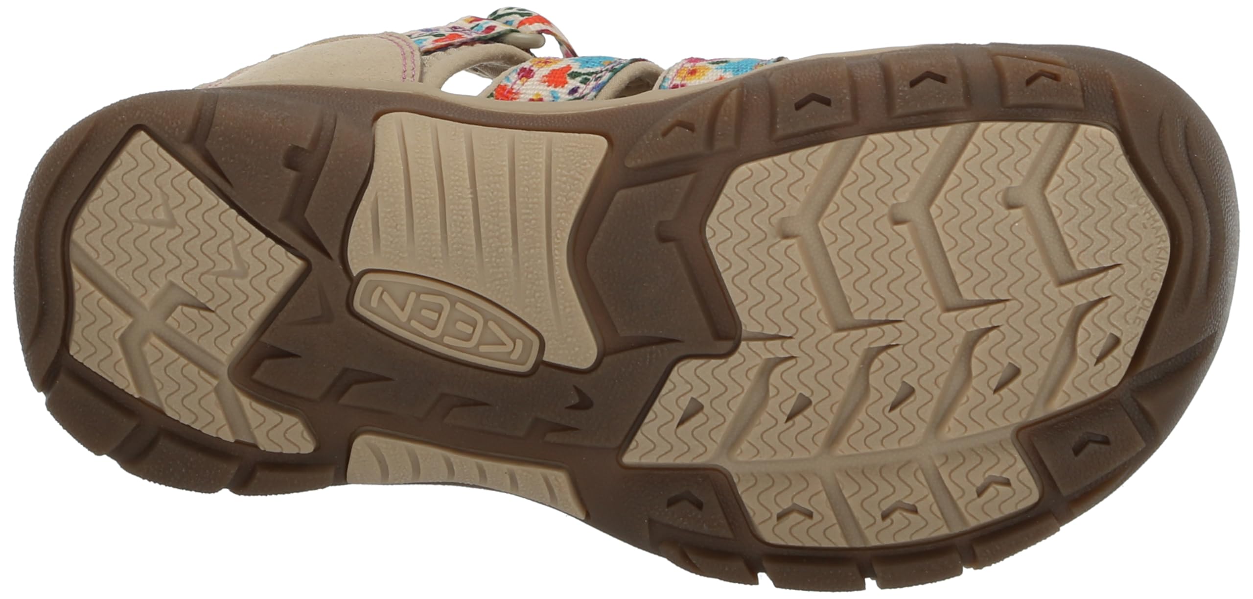 KEEN Newport H2 Closed Toe Water Sandals, Safari/Birch, 6 US Unisex Big Kid