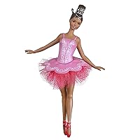 Plastic, Christmas Ornament 2021, Barbie Beautiful Ballerina