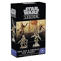 Star Wars: Legion Sun Fac & Poogle The Lesser Operative & Commander Expansion - Tabletop Miniatures Strategy Game for Kids & Adults, Ages 14+, 2 Players, 3 Hour Playtime, Made