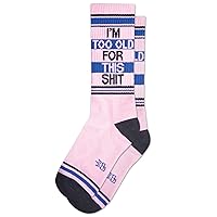Gumball Poodle Funny Novelty Gift Socks for Men, Women and Teens, Cool Crew Socks (Made in the USA)