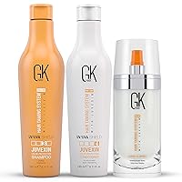 Global Keratin GK HAIR Shield Shampoo and Conditioner Duo (240ml/ 8.11 fl. oz) | Leave in Conditioner Spray (120ml/4 fl. oz)