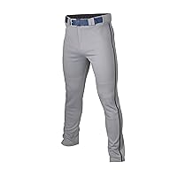 Easton Rival+ Baseball Pant | Full Length/Semi-Relaxed Fit | Youth Sizes | Solid & Piped Options