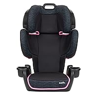 Evenflo GoTime LX Booster Car Seat and High Back Booster Car Seat Bundle for Kids 40-120 lbs, 44-57 in.