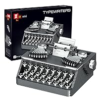 XIU Ideas Typewriter Block Kit for Adults,Retro Typewriter Building Set 1136pcs,Vintage Typewriter Mini Building Blocks Toys,Collectible Retro Display Model,Ideal Gift for Adult Kids 6+