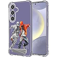 Dancer Case for S24 Plus with Stand,Drop Protection Slim Phone Case Cover for Samsung Galaxy s24+Plus 6.6in - Street Dancer