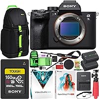 Sony a7s III ILCE-7SM3/B Mirrorless Digital Camera with 35mm Full-Frame Sensor Body Super Charged Bundle w 160GB CFexpress Type A Card + Deco Gear Backpack + Extra Battery and Kit Accessories