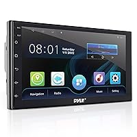 Double DIN Car Stereo Receiver - 7 inch 1080P HD Touch Screen Bluetooth Car Radio Audio Receiver Multimedia Player - WiFi/GPS/AM/FM Radio, Mirror Link for Android/iOS, Rear View Cam Support
