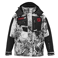 Striker Men's Climate Durable Windproof Water-Resistant Insulated Outdoor Ice Fishing Jacket with Removable Hood