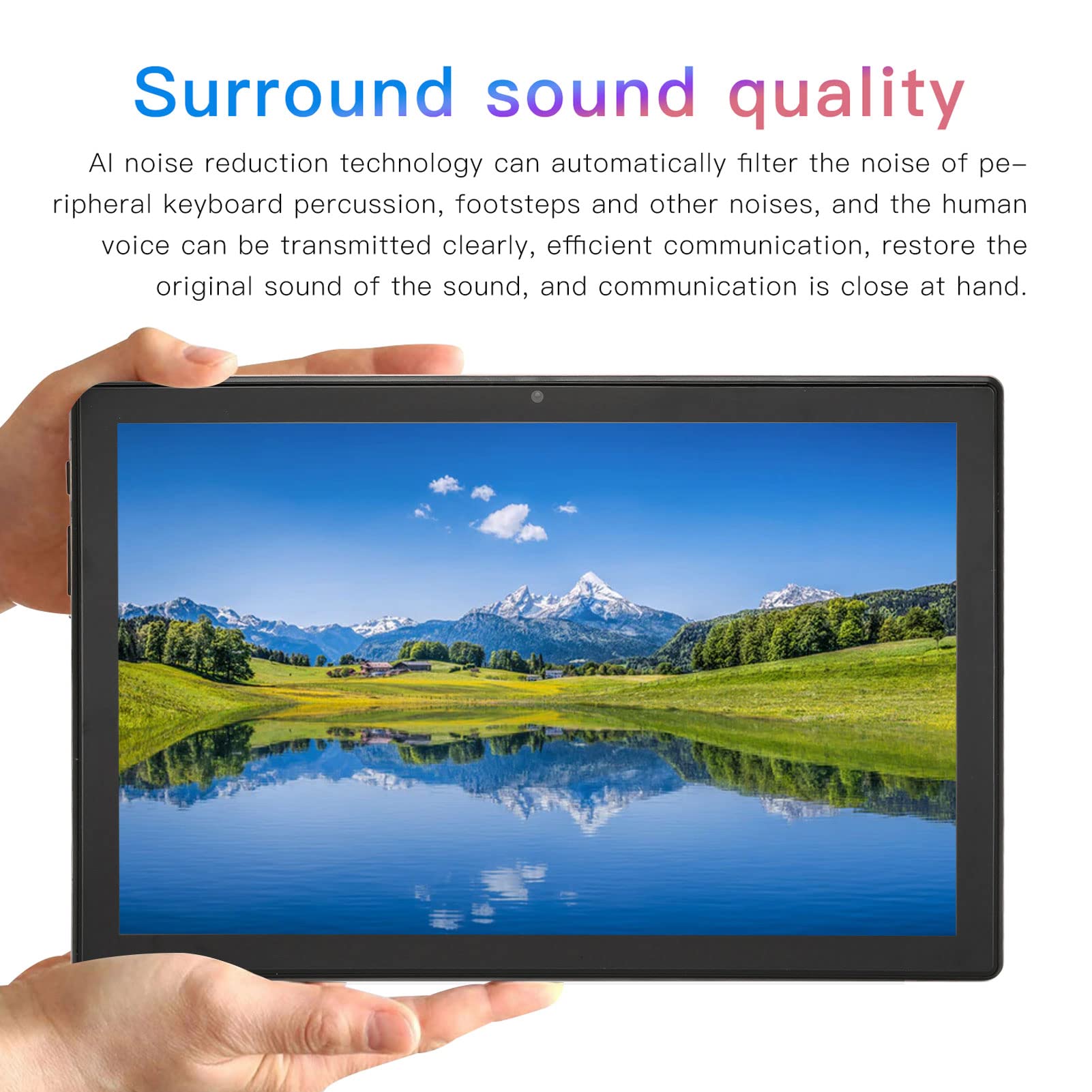 Tablet 10 Inches, Android11 Tablet PC with IPS Large Screen, Octa Core 6GB + 256GB Dual SIM 4G Call Tablet Computer, 5G WiFi GPS 7000mah, Dual Card Slot, Battery Life (US Plug)