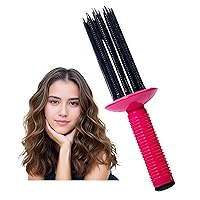 17 Teeth Curling Roll Comb, Curly Hair Brush, Curly Hair Styler Tool, Bounce Curl Defining Brush, Professional Curling Brush for Hair Salon, Home (1Pc)