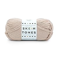Lion Brand Yarn Basic Stitch Anti Pilling Yarn, 1 Pack, Skein Tones Birch