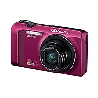 Casio Exilim EX-ZR200 High Speed 16 MP, 12x Optical Zoom Compact Digital Camera (Red)