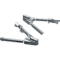 Kuryakyn 8256 Motorcycle Accent Accessory: Swingarm Covers for 2000-07 Harley-Davidson Softail Motorcycles, Chrome