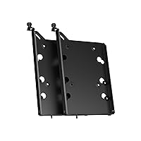 Fractal Design Hard Drive Tray Kit – Type B for Define 7 and Meshify 2 Series - Black (2-Pack)