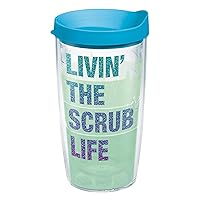 Tervis Nurse Scrub Life Insulated Tumbler, 1 Count (Pack of 1), Clear