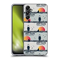 Head Case Designs Officially Licensed Jaws Pattern Amity Art Soft Gel Case Compatible with Samsung Galaxy A05s