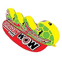 WOW Sports - Dragon Inflatable Cockpit Tube - Towable Boating Accessory for Kids & Adults - Holds up to 3 Riders
